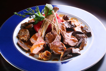 fry meat