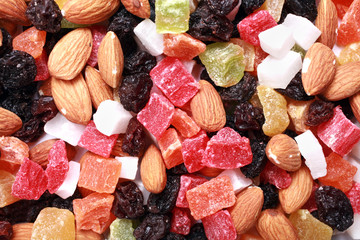 Dried fruits and nuts