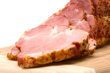 smoked meat with spices