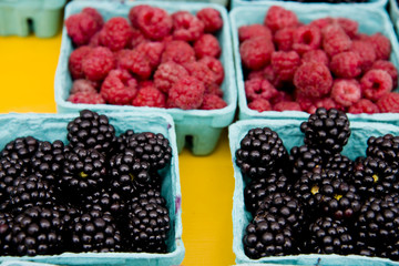 Blackberries and Raspberries