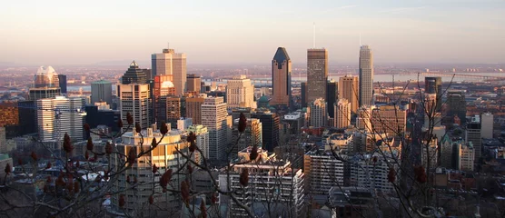 Fotobehang Montreal skyline © Maridav