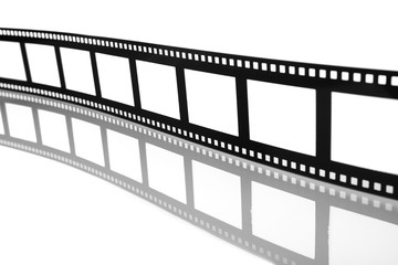 Blank Flowing Film Strip