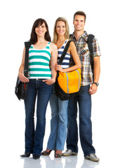 Fototapeta premium smiling students