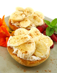 Banana And Ricotta Muffins