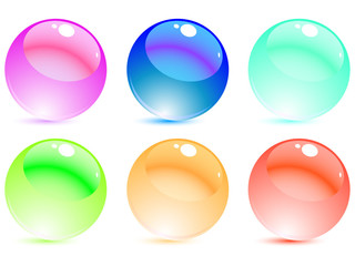 Transparent spheres