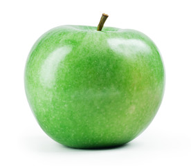 Green apple isolated on white