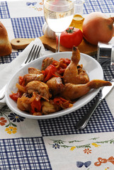 Pollo alla cacciatora - Secondi di carne - Cucina Toscana
