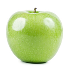 Green apple isolated on white