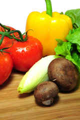 Vegetables And Mushrooms