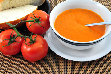 Tomato Soup And Tomatoes