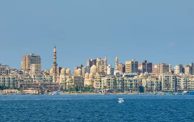 Foto op Canvas View of Alexandria harbor, Egypt © javarman