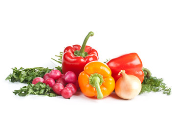 Still-life with vegetables