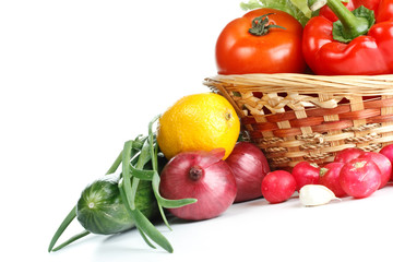 Still-life with vegetables