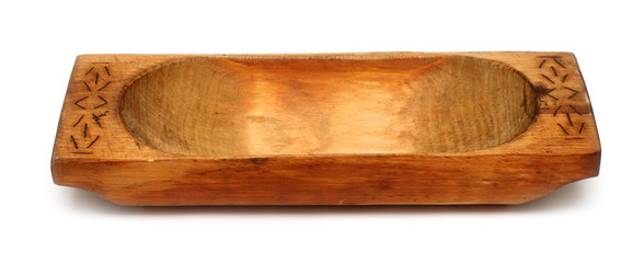 old wooden trough