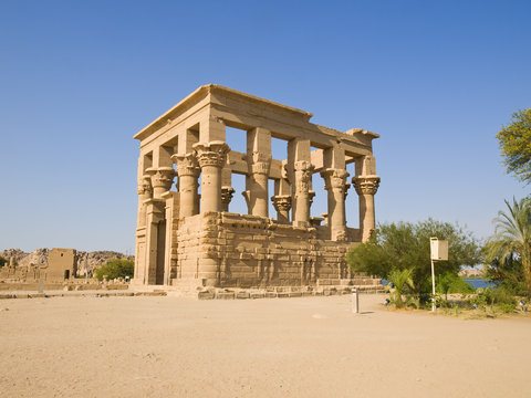 Trajans kiosk from Philae Island. Egypt series