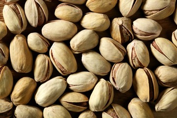 Pistachio macro crop texture background