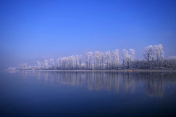 Fototapeta premium Lac gelé