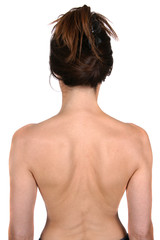 Naklejka premium woman's back