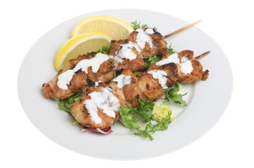 Indian Chicken Tikka Kebabs