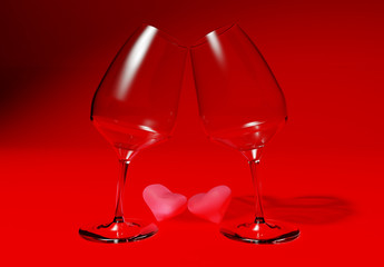 Hearts and Glasses