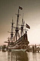 Acrylic prints Schip old ship