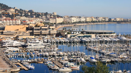 Cannes, la Croisette et les plages