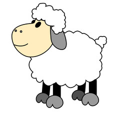 cartoon sheep