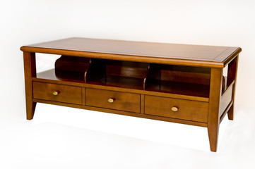 Wooden cocktail table