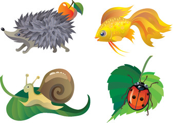 Stylised animals