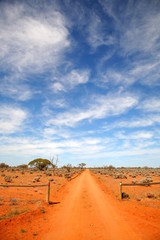 Outback road Australia
