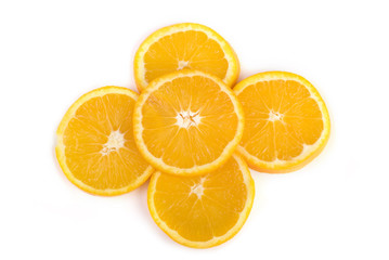 Fototapeta na wymiar slices of oranges