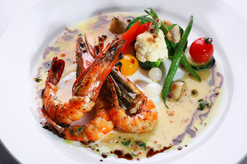 Fry shrimp