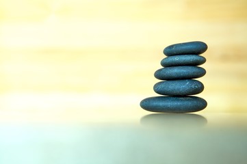 Zenful stacked stones