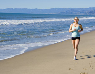 woman running