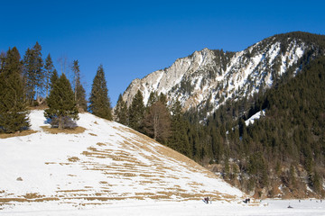 Obraz na płótnie Canvas winter mountain landscape