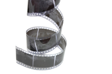 Old negative film strip