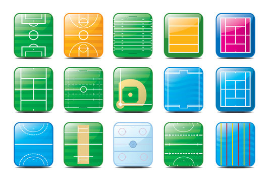 sport field icons