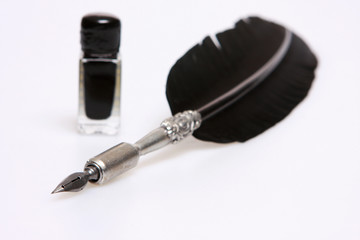 antique quill pen