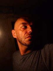 Fototapeta premium MANN, Man, Nacht, Night