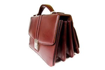 Naklejka premium brief case isolated on white