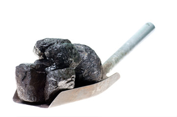 shovel and coal
