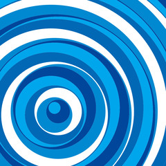 Blue circles background. Vector.