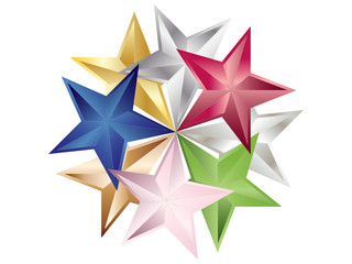 stars background - vector illustration
