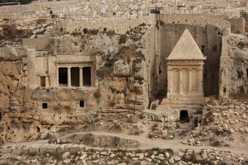 Jerusalem, Jakobusgrab und Zacharias-Pyramide