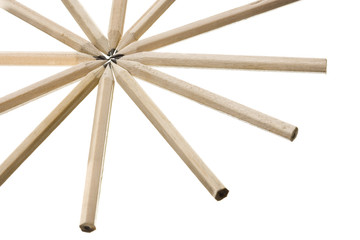 isolated pencil