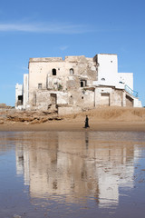 Building on the beach