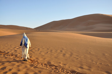 Beduin in der Sahara, Marokko