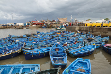 Fischerhafen in Essaouria, Marokko