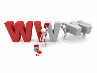 WWW in allestimento