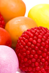 Chewing gum and candy blackberry
